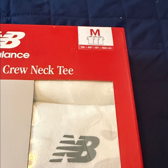 New Balance White Crew Neck Tee 3-Pack. NWT - Picture 4 of 5